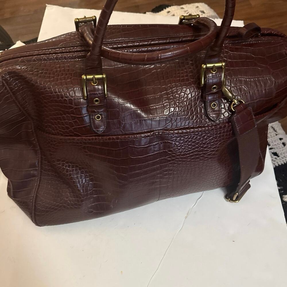 Vintage The Limited Weekend Bag, Large burgundy